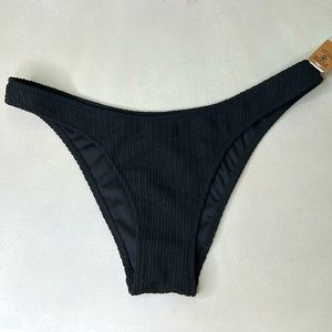 Victoria secrets bikini bottoms size large black never worn
